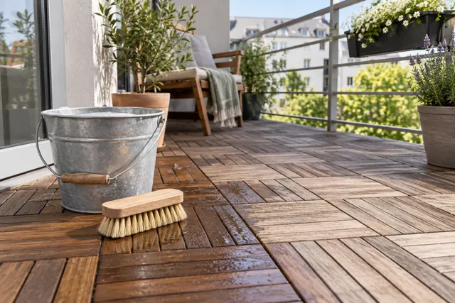 boden reinigen – KI-Illustration
